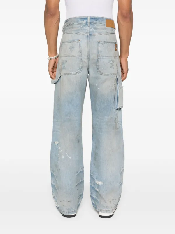 AMIRI ストレートジーンズ | ブルー | FARFETCH JP