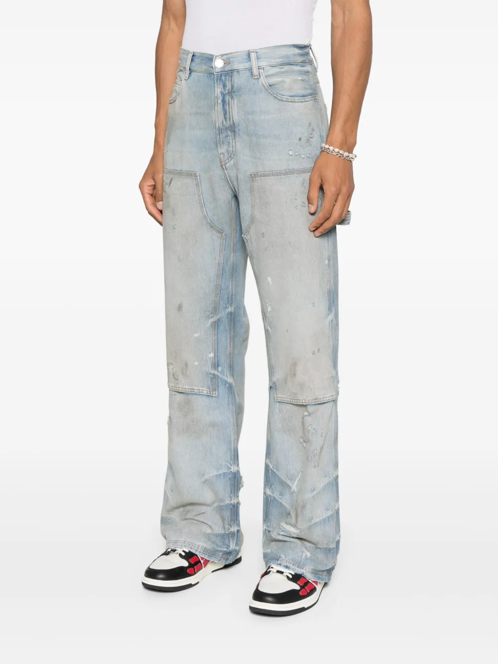 AMIRI Straight jeans Blauw