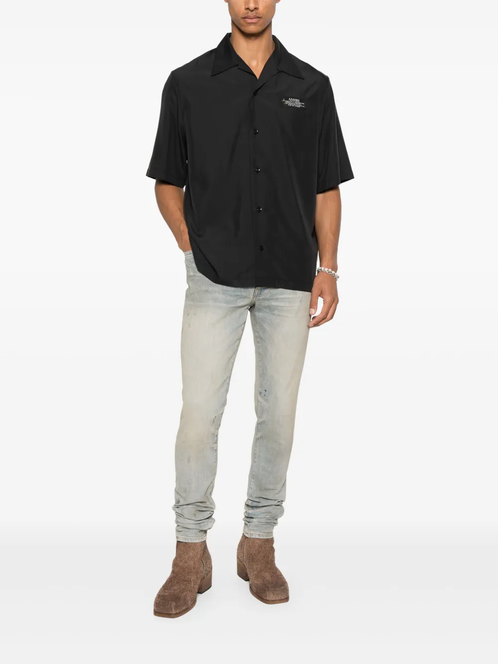 AMIRI straight-leg jeans - Blauw