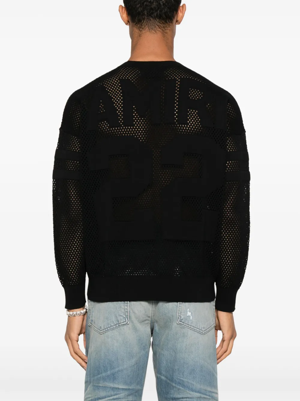 AMIRI Trui met ronde hals Zwart