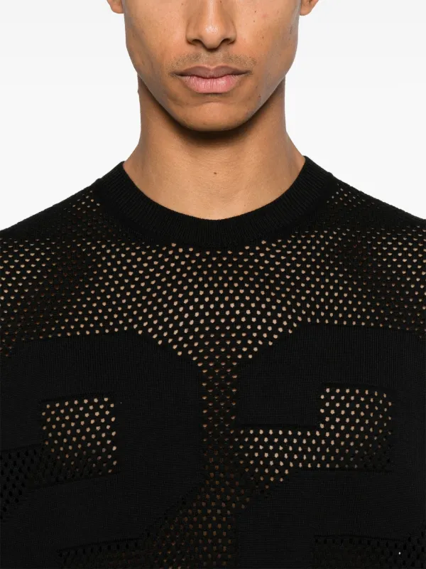 AMIRI クルーネック セーター | ブラック | FARFETCH JP