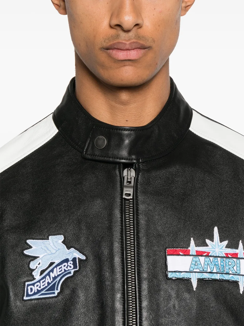 AMIRI Jack met patch Zwart