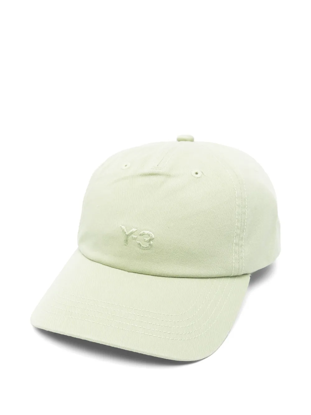 Y-3 Katoenen hoed met geborduurd logo Groen