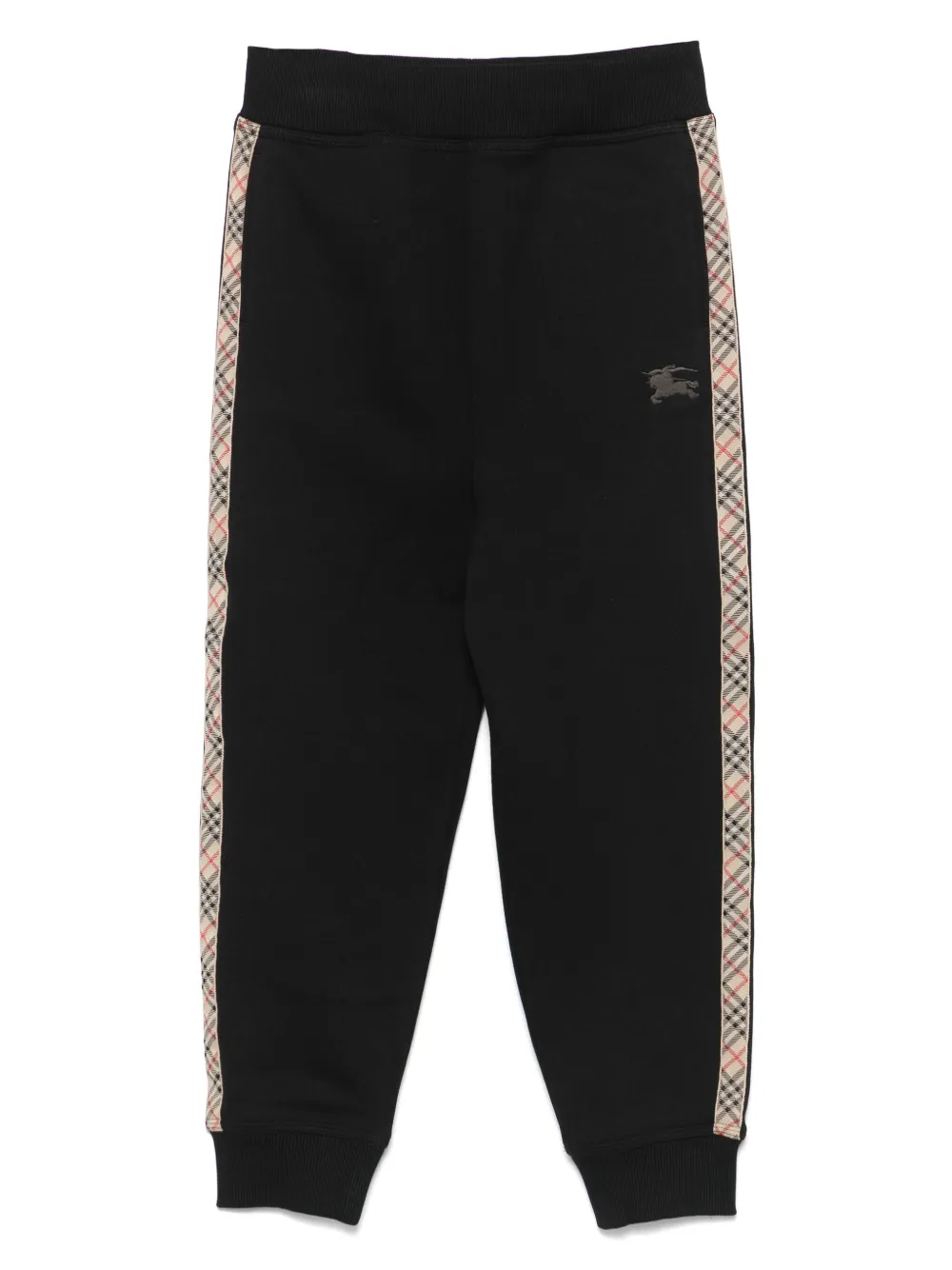 Burberry Kids Katoenen trainingsbroek Zwart