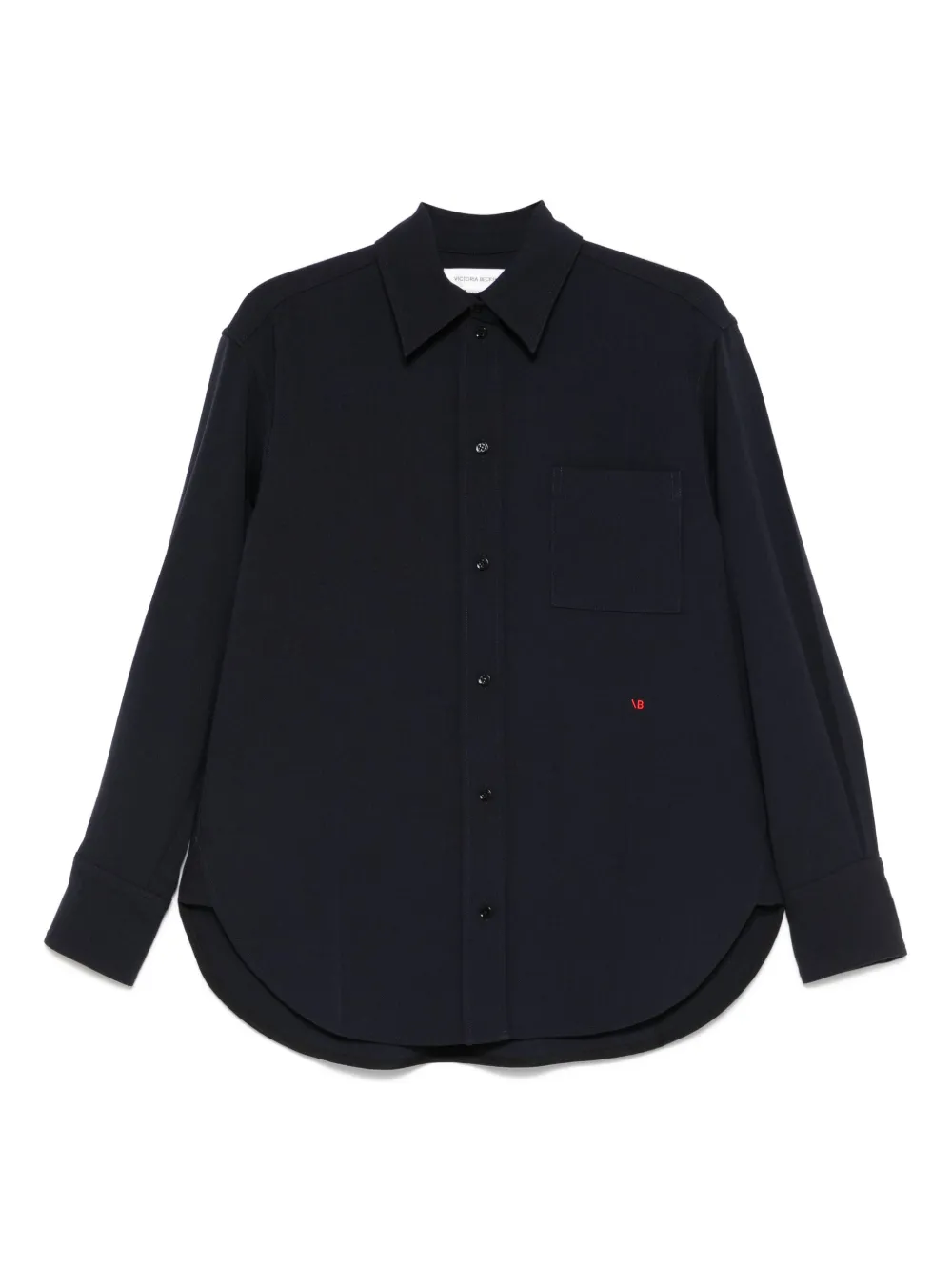 Victoria Beckham Jersey blouse Blauw