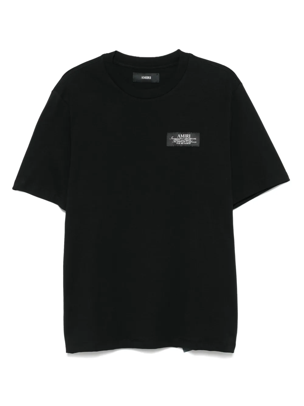 AMIRI slogan-print T-shirt | Black | Image 1