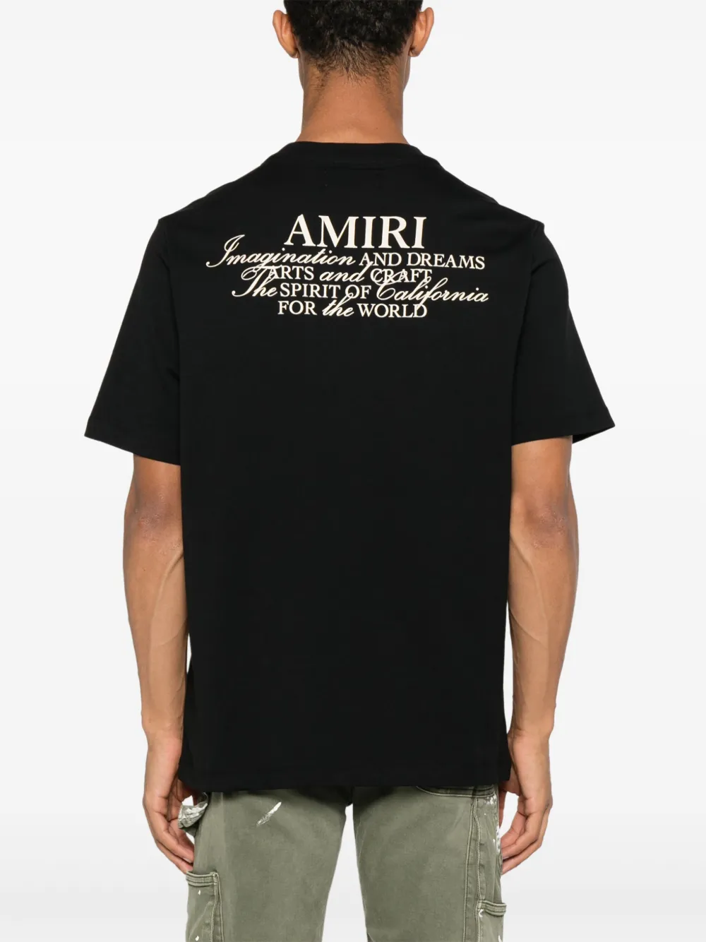 AMIRI T-shirt met tekst Zwart