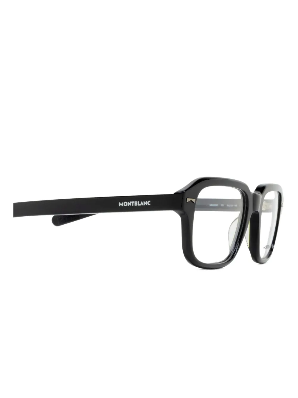 Montblanc square-frame glasses Zwart