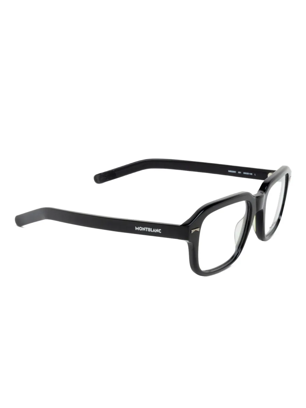 Montblanc square-frame glasses Zwart