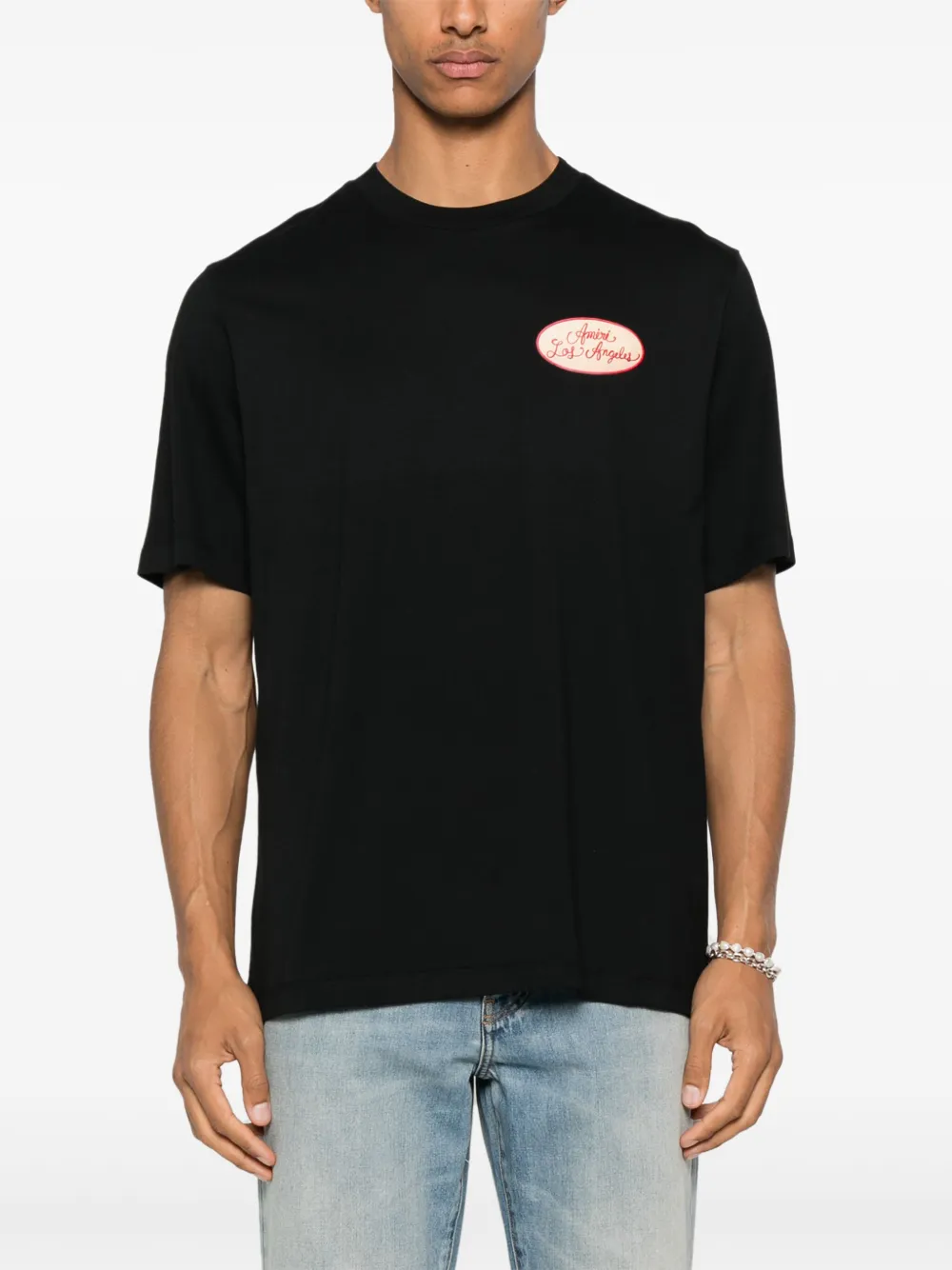 AMIRI T-shirt met meerdere patches Zwart