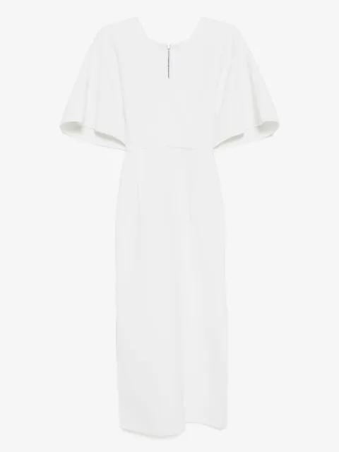 Maticevski v-neck short sleeves midi dress