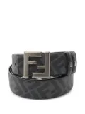 Fendi Pre-Owned 20s FF logo reversible belt - Grey