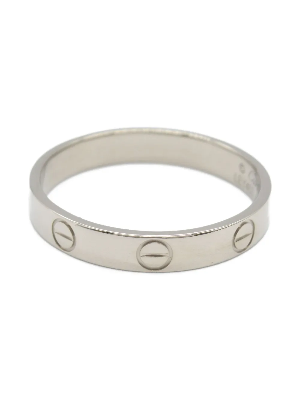 Cartier 2010s ミニ ラブ リング 18Kホワイトゴールド - シルバートーン Cartier 2010s ミニ ラブ リング 18Kホワイトゴールド - シルバートーン