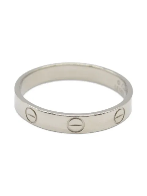 Cartier 10's 18kt white gold mini Love ring