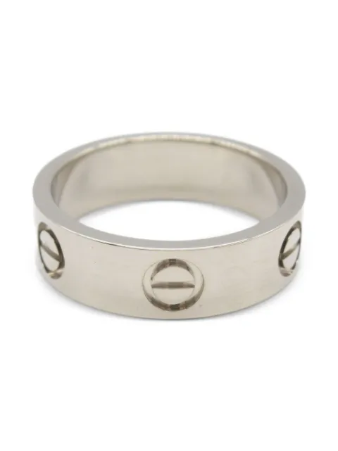 Cartier خاتم 'لوف' ذهب أبيض عيار 18 من عقد 2010