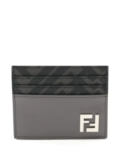 Fendi Pre-Owned 2020s FF leather cardholder