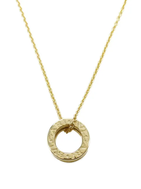 Bvlgari Pre-Owned 2010s 18K yellow gold B.zero1 necklace