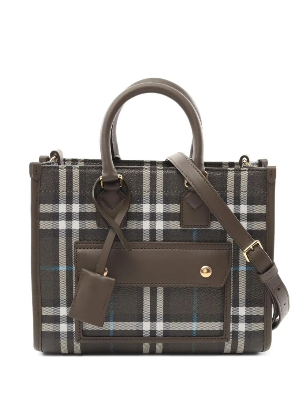 Burberry Pre-Owned 2020s Freya ハンドバッグ ミニ - ブラウン Burberry Pre-Owned 2020s Freya ハンドバッグ ミニ - ブラウン