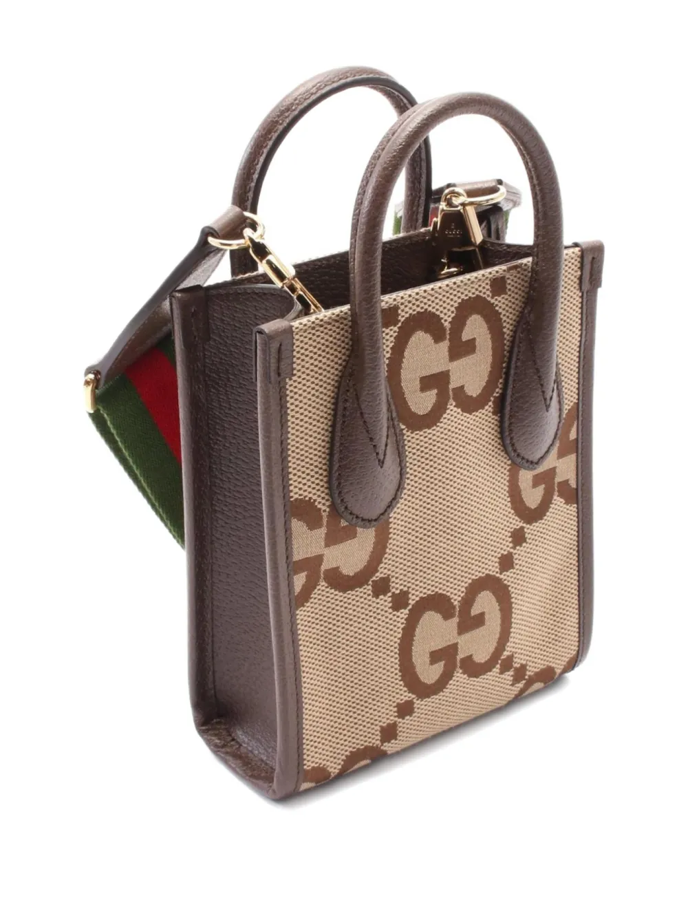 Gucci Pre-Owned 2010s Jumbo GG leather tote bag | Pre-Owned | Image 2