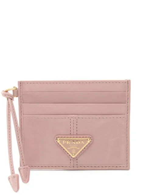 Prada Pre-Owned 2020s saffiano-leather cardholder