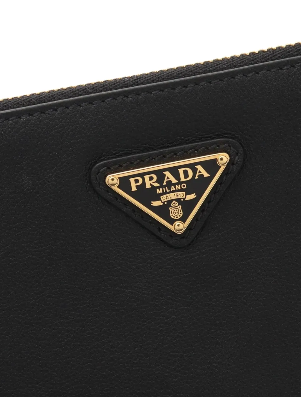 2020 Logo-Plaque Leather Bag
