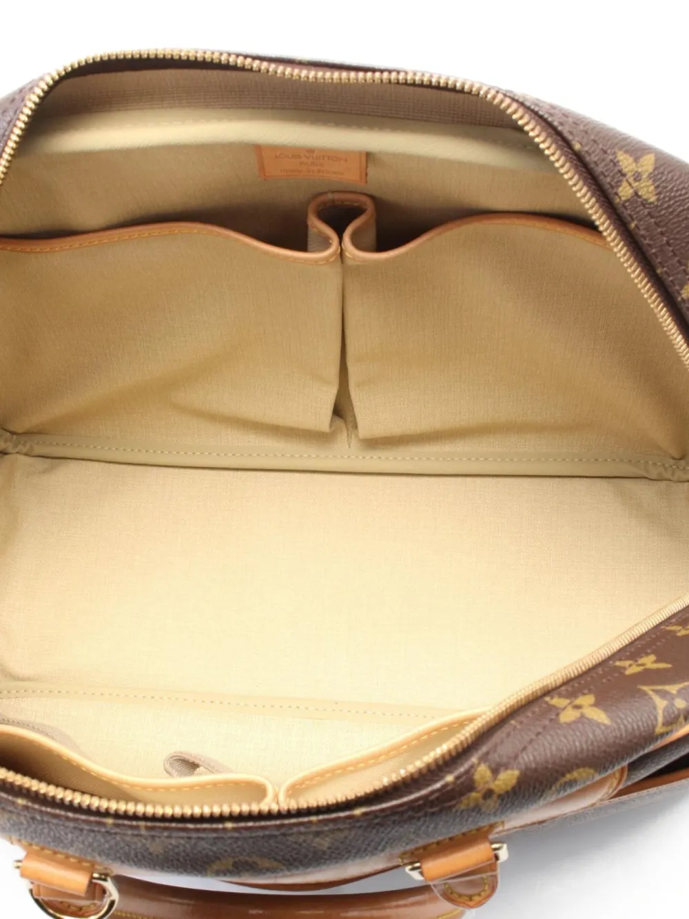 Pre-owned Louis Vuitton 1992 Deauville Monogram Handbag In Brown