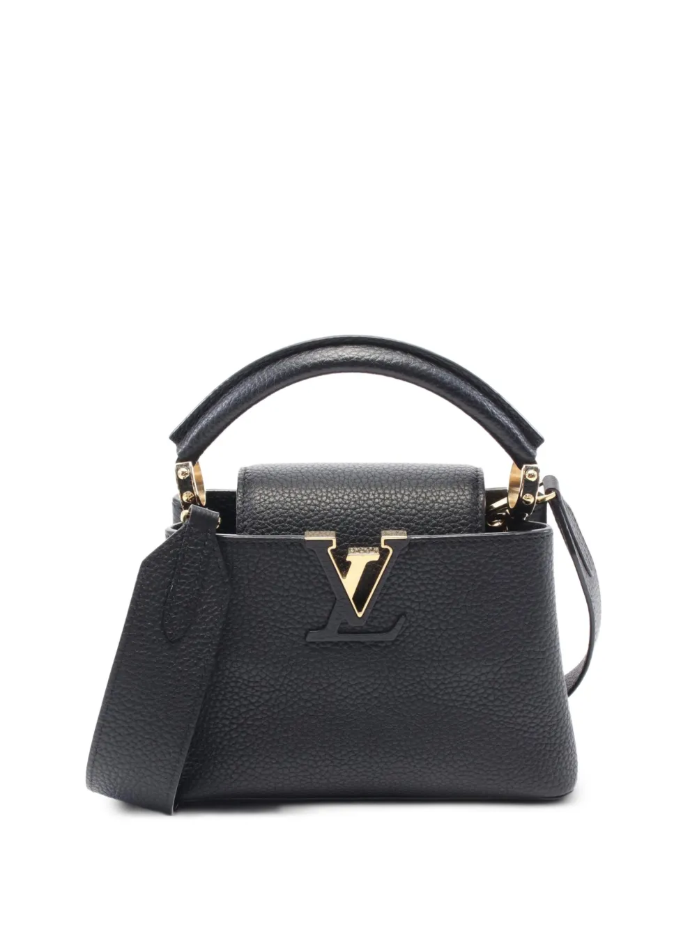 Louis Vuitton Pre-Owned 2021 mini Capucines tote bag | Black | Image 1