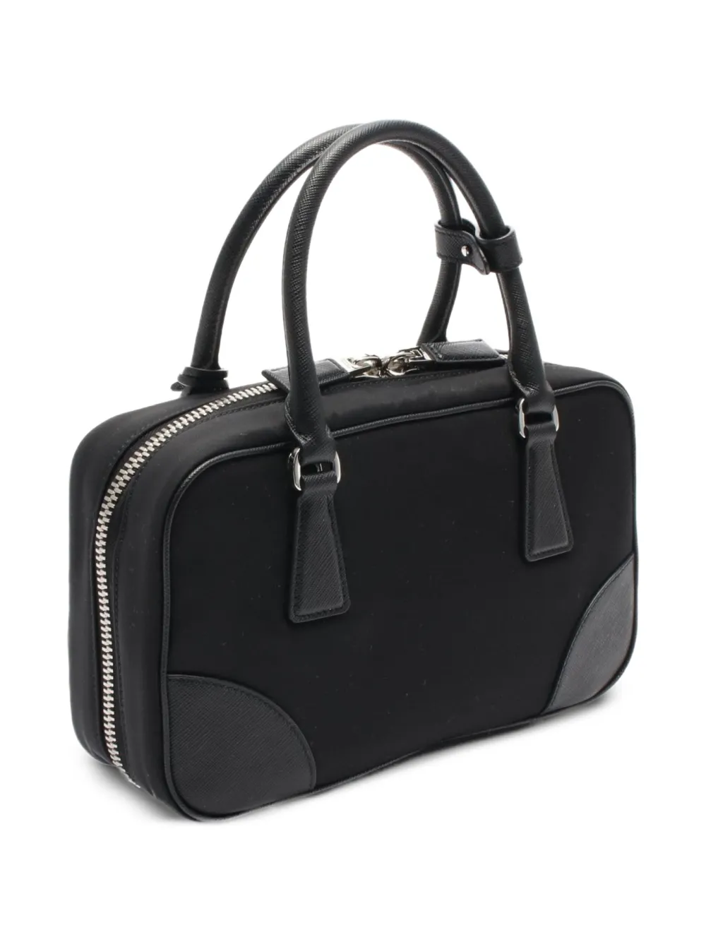 Prada Pre-Owned 2020s beaded floral appliqué handbag | Pre-Owned | Image 2