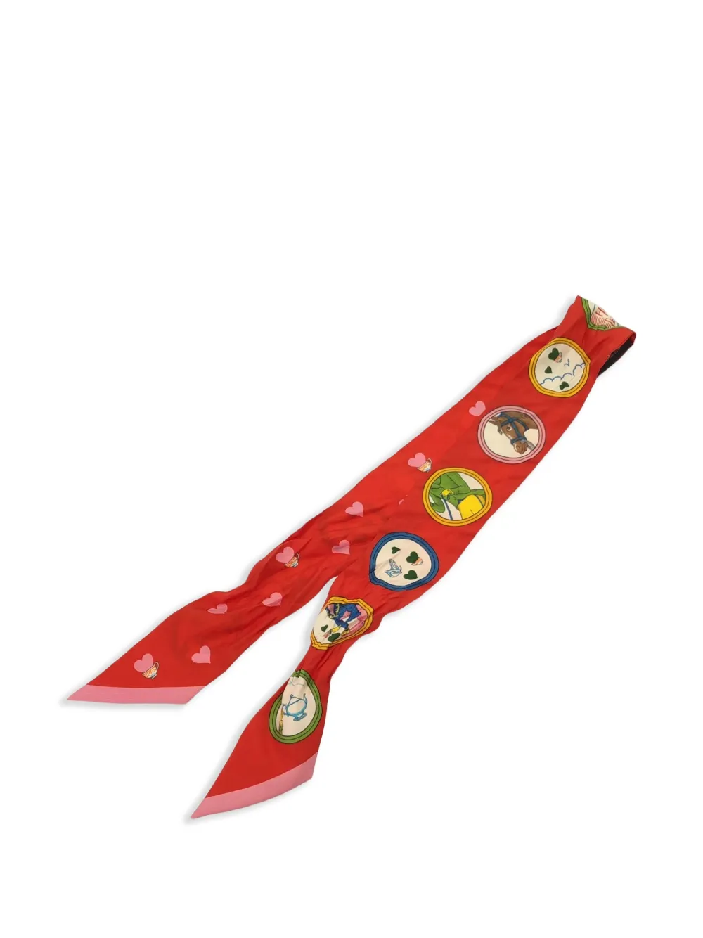 Hermès Pre-Owned 2000s Twilly scarf | Red | Image 1