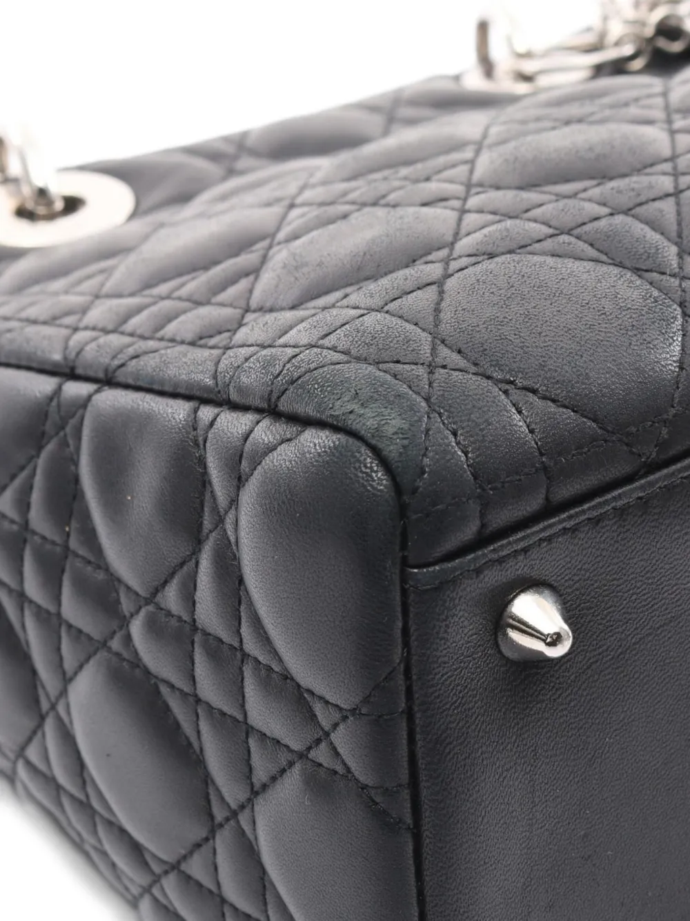 Pre-owned Dior 00s Lady Two-way Handbag