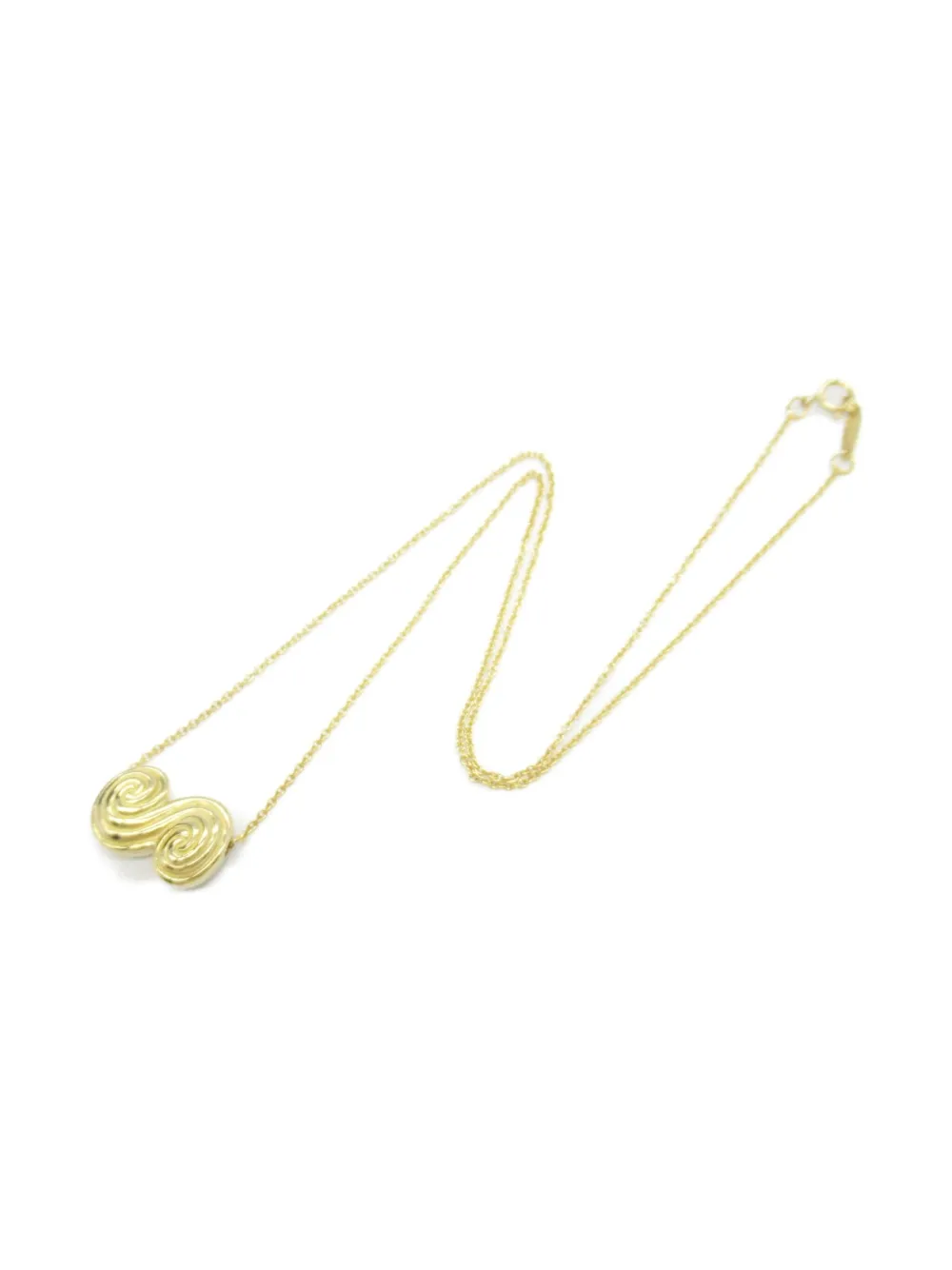 Tiffany & Co. Pre-Owned 2010s 18K yellow gold Swirl necklace | Image 2