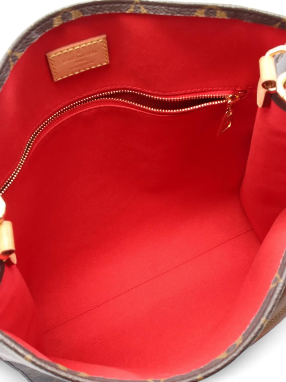 Pre-owned Louis Vuitton 2021 Sac Plat Pm Two-way Handbag In Brown