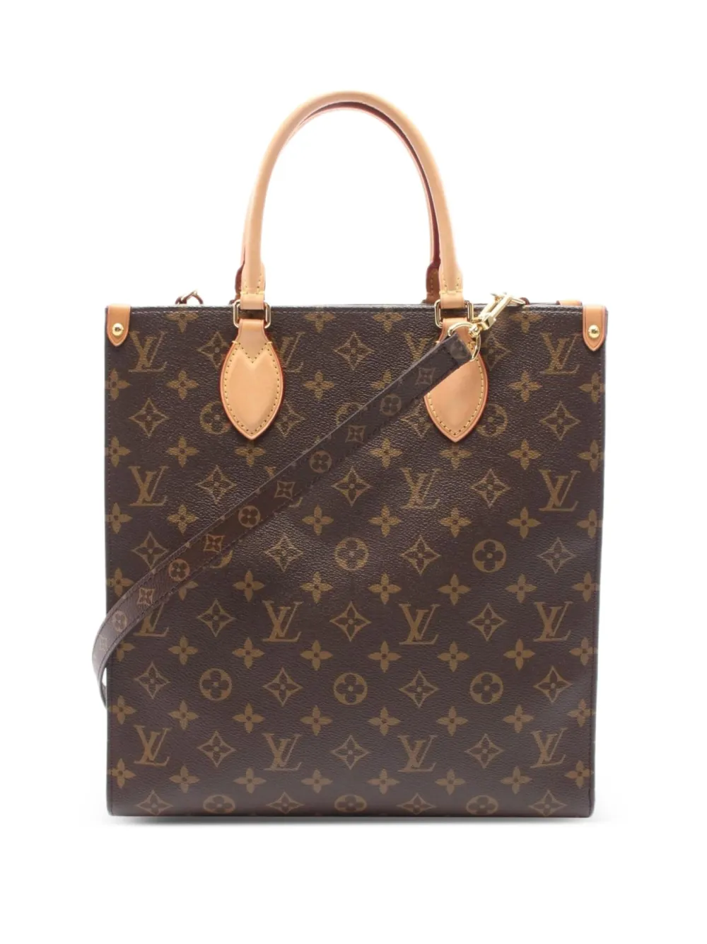 Louis Vuitton Pre-Owned 2021 Sac Plat PM two-way handbag | Brown | Image 1