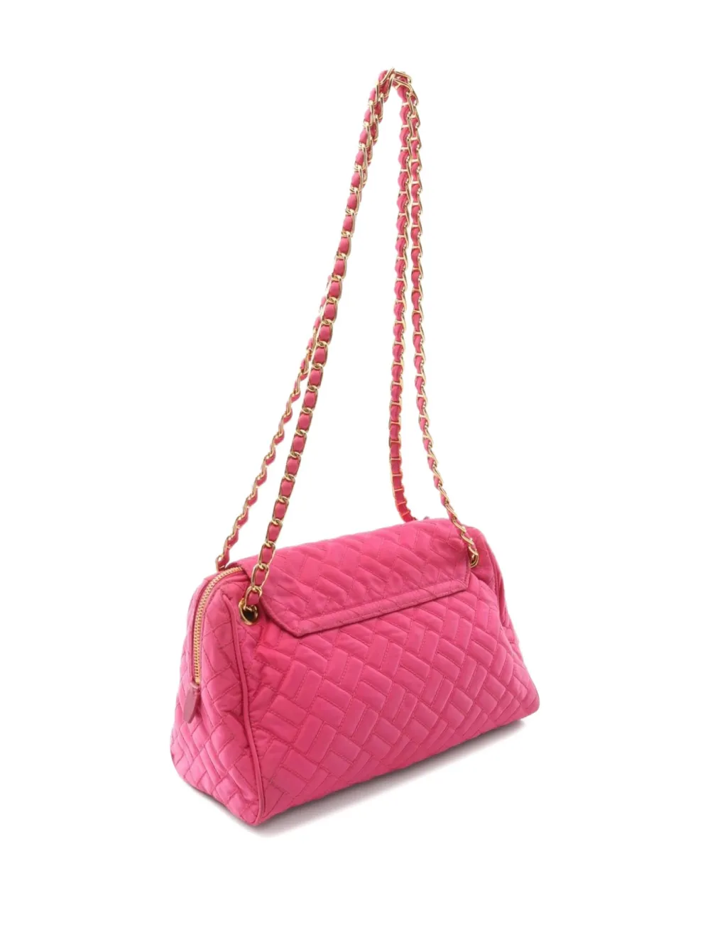 Prada Pre-Owned 2000s Tessuto Impuntu quilted chain bag | Pre-Owned | Image 2