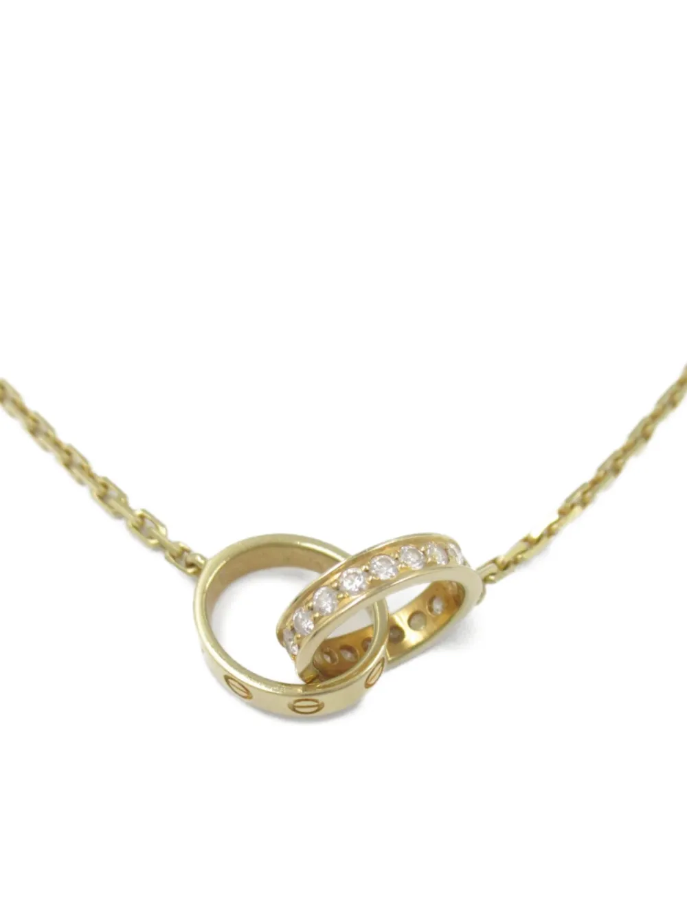 Cartier 10's 18kt yellow gold Baby Love diamond necklace | Gold | Image 1