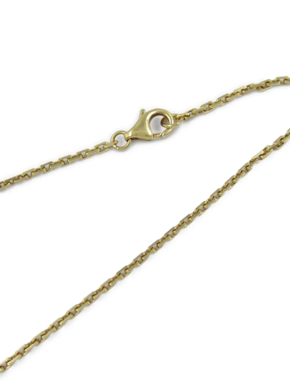 Pre-owned Cartier 10's 18kt Yellow Gold Baby Love Diamond Necklace