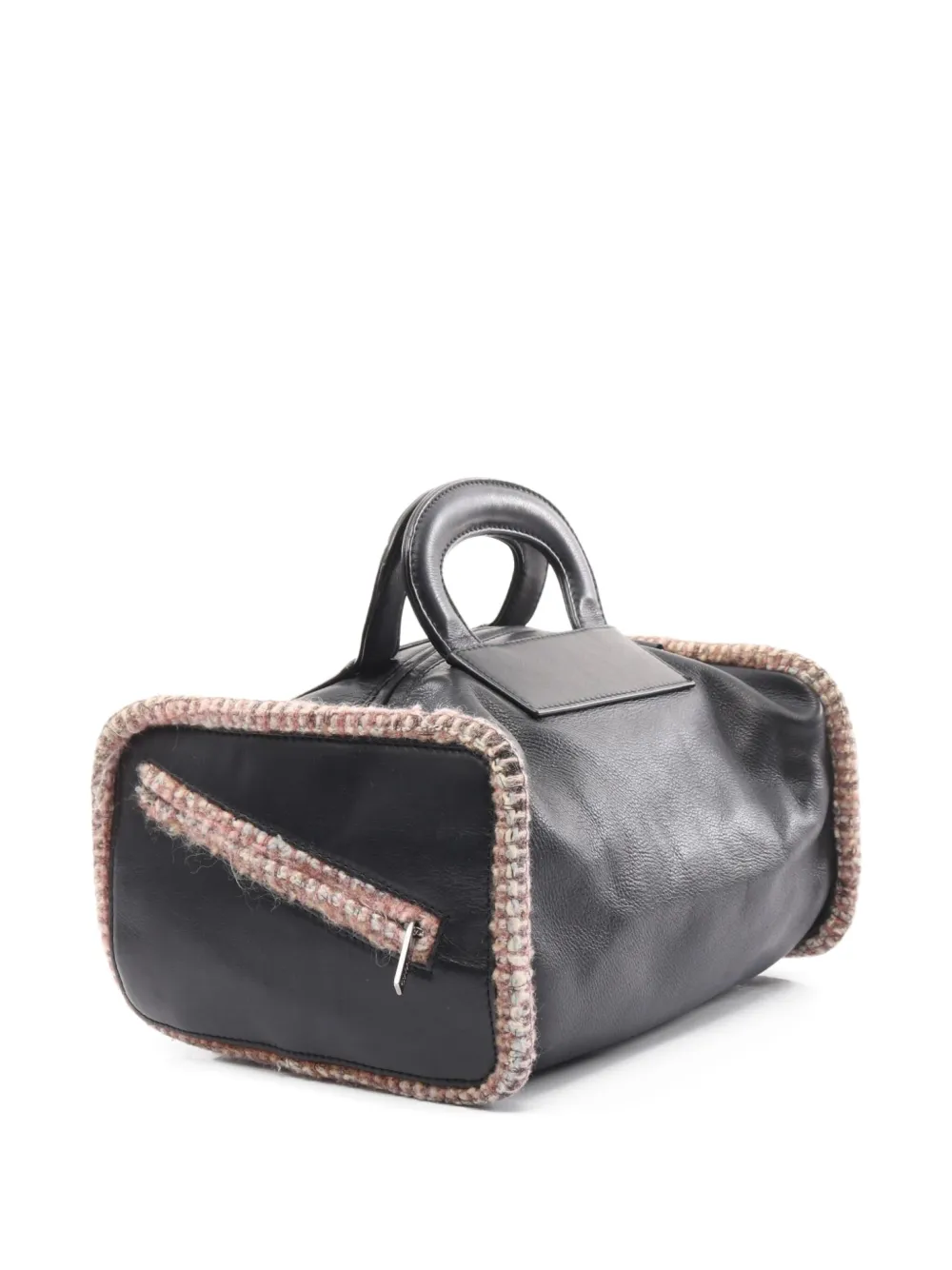 CHANEL Pre-Owned 2003-2004 tweed-trim tote bag | Pre-Owned | Image 2
