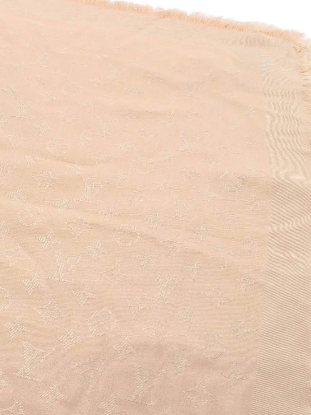 Louis Vuitton Pre-Owned 2018 monogram silk-wool shawl | Image 2