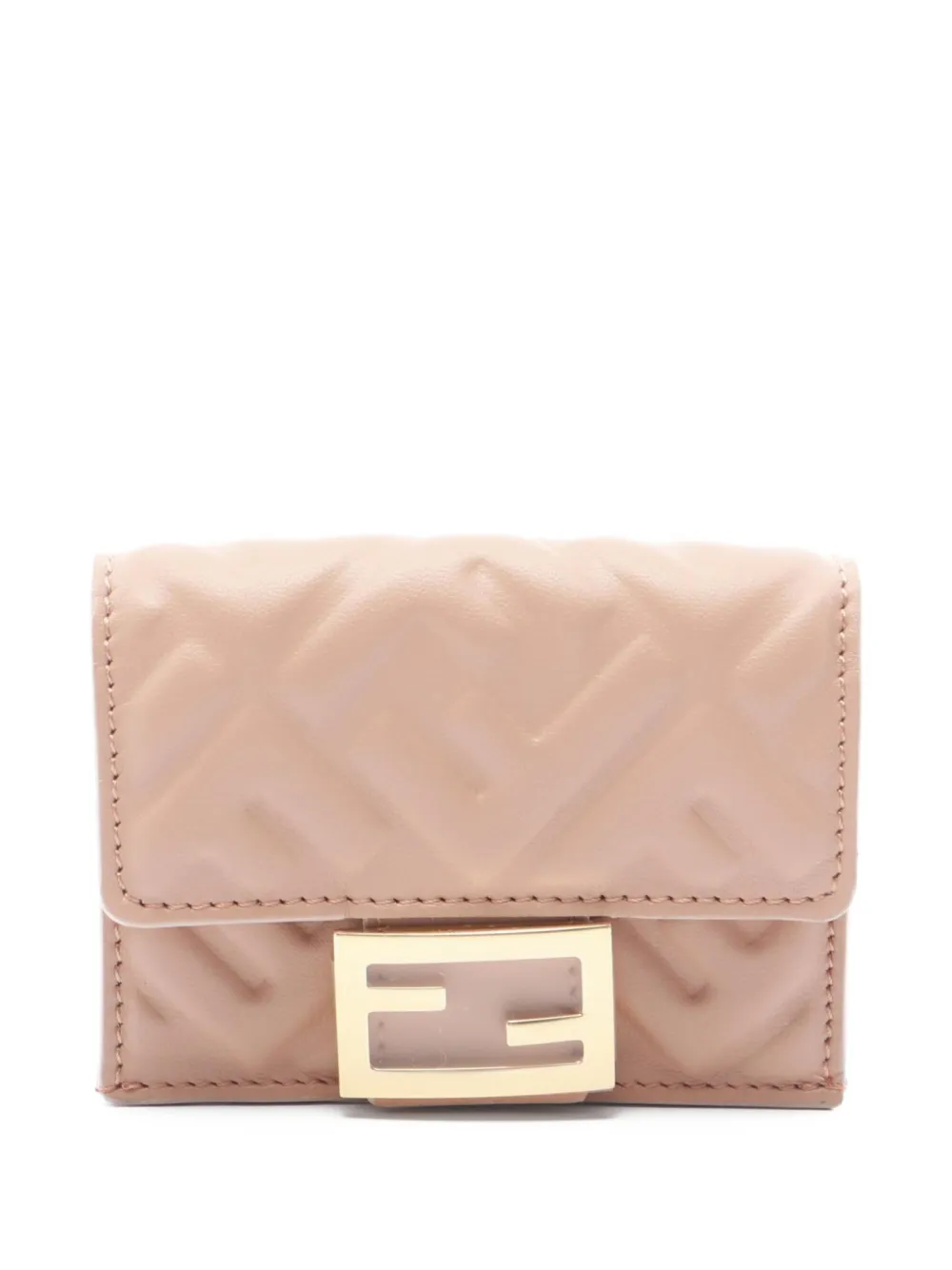 Fendi Pre-Owned cartera con logo en relieve 2020 | rosado | Image 1