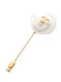 CHANEL Pre-Owned 1986-1988 Coco Mark pin brooch - Gold