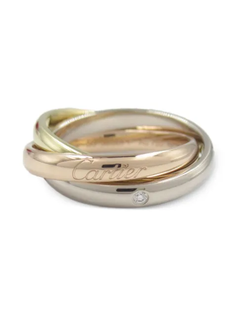 Cartier anillo Trinity en oro de 18kt con diamantes 2010