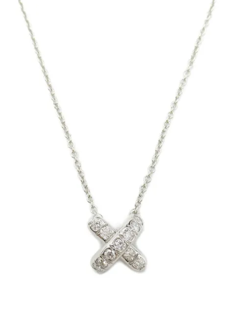 Tiffany & Co. Pre-Owned 2010s Cross-stitch necklace 