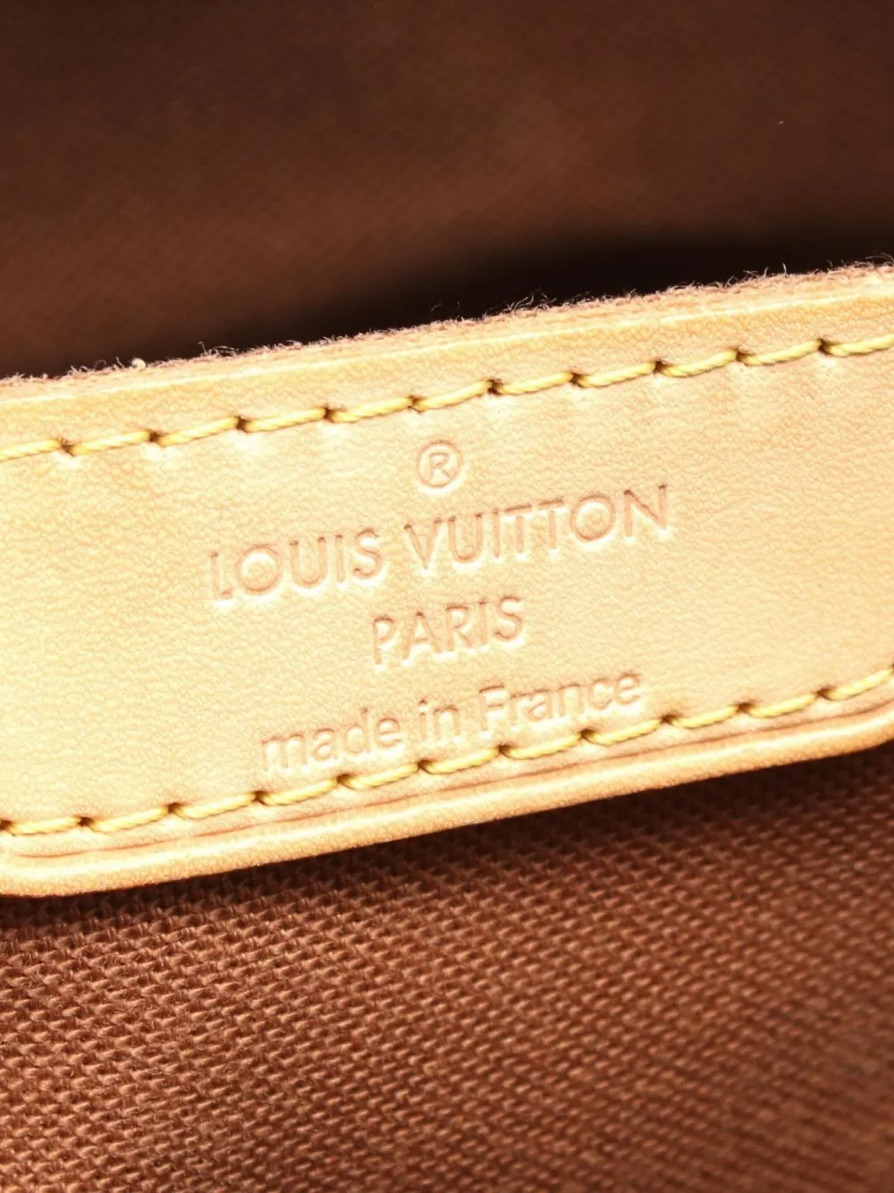 Pre-owned Louis Vuitton 2007 Palermo Pm Tote Bag In Brown