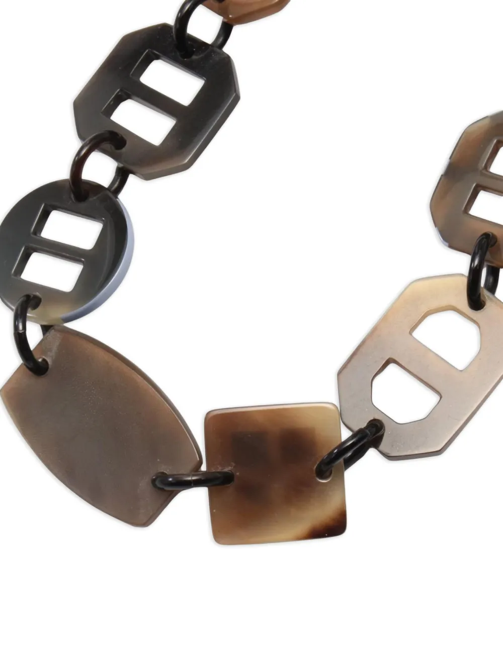 Pre-owned Hermes 2010s Geometric Chain Necklace