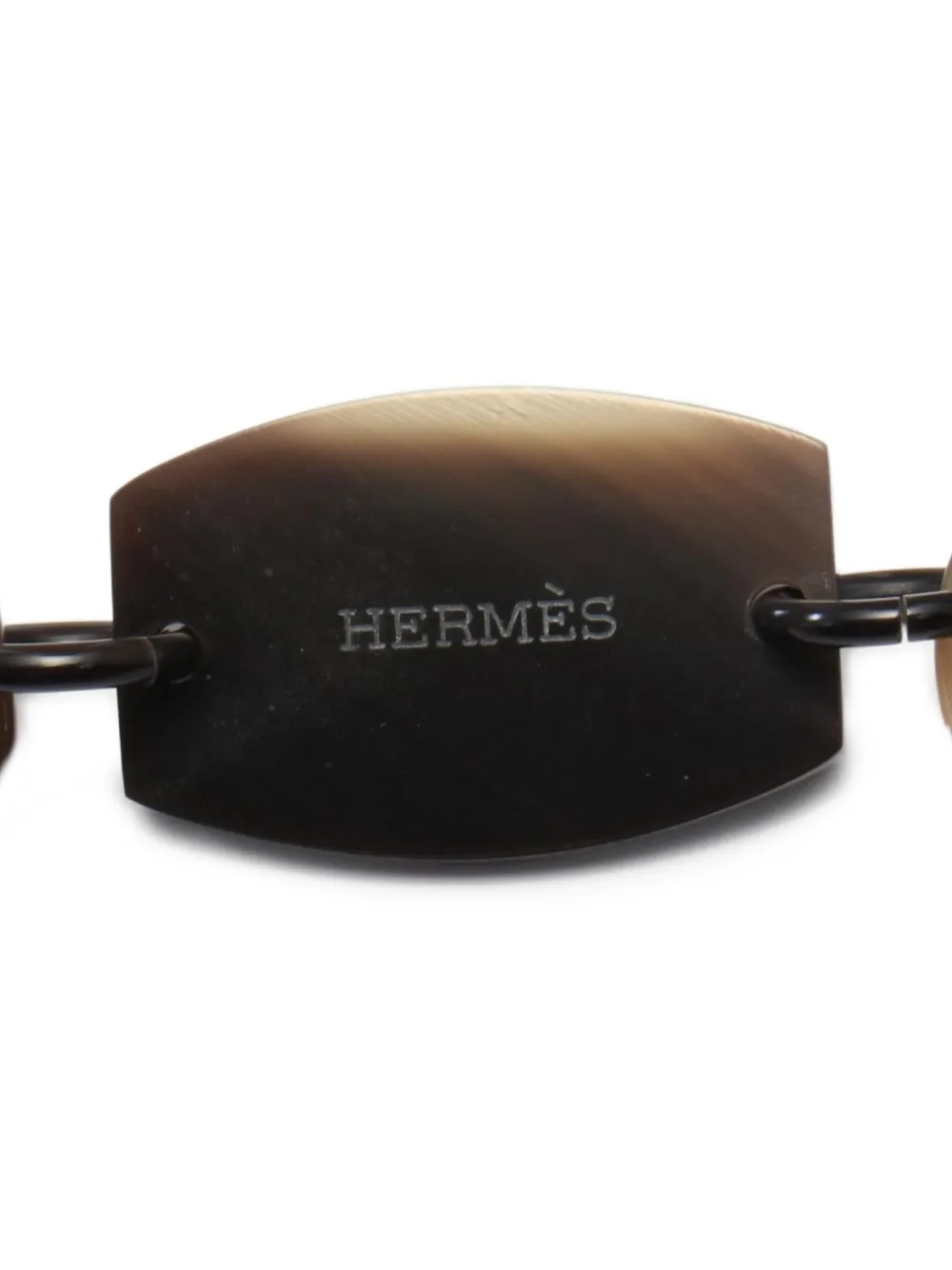 Pre-owned Hermes 2010s Geometric Chain Necklace