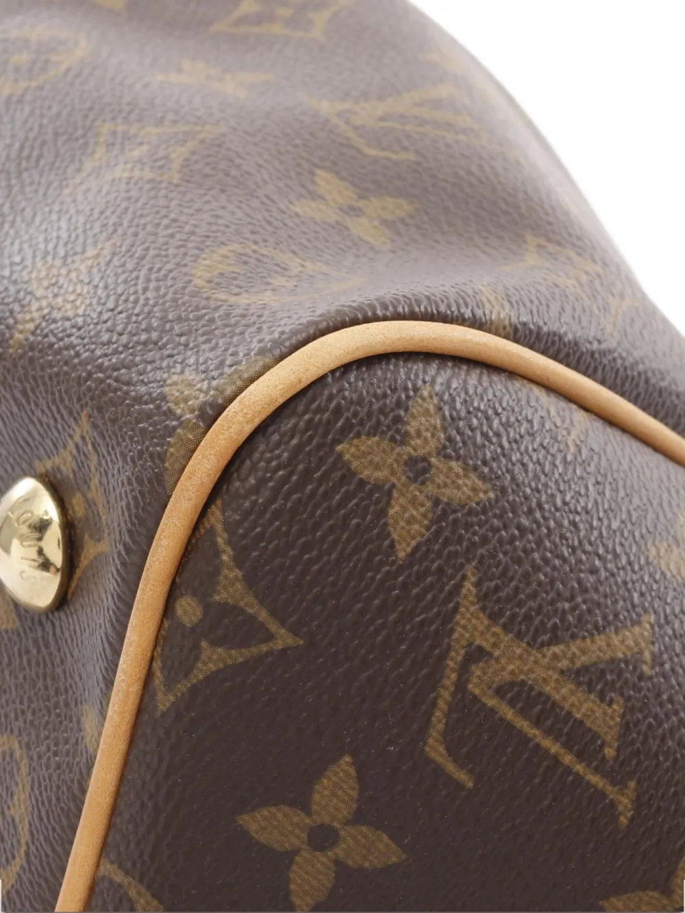 Pre-owned Louis Vuitton 2008 Tivoli Pm Monogram Canvas Pleated Tote Bag