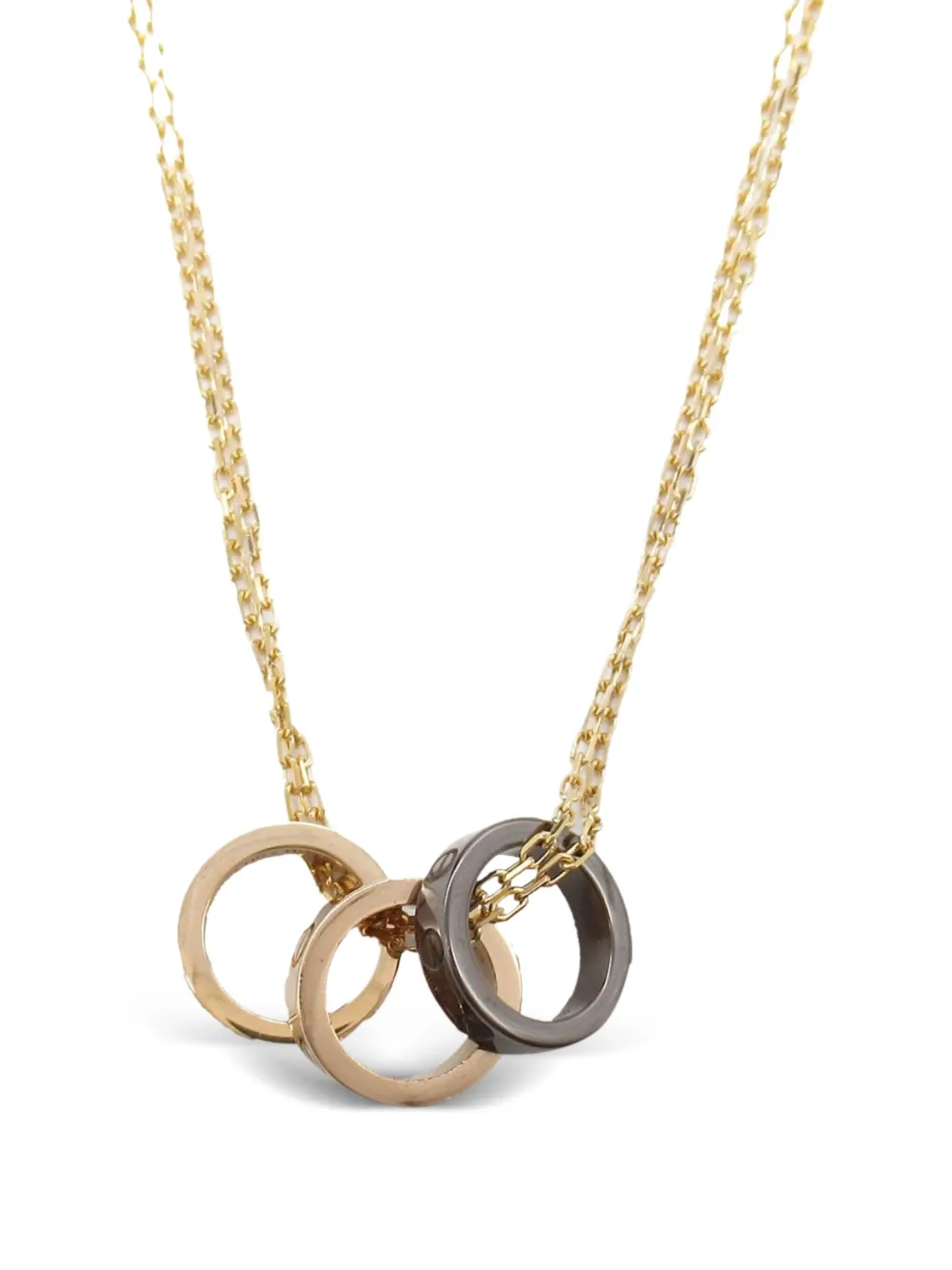 Cartier 2010s Love ダイヤモンド ネックレス 18Kローズゴールド - ゴールドトーン Cartier 2010s Love ダイヤモンド ネックレス 18Kローズゴールド - ゴールドトーン