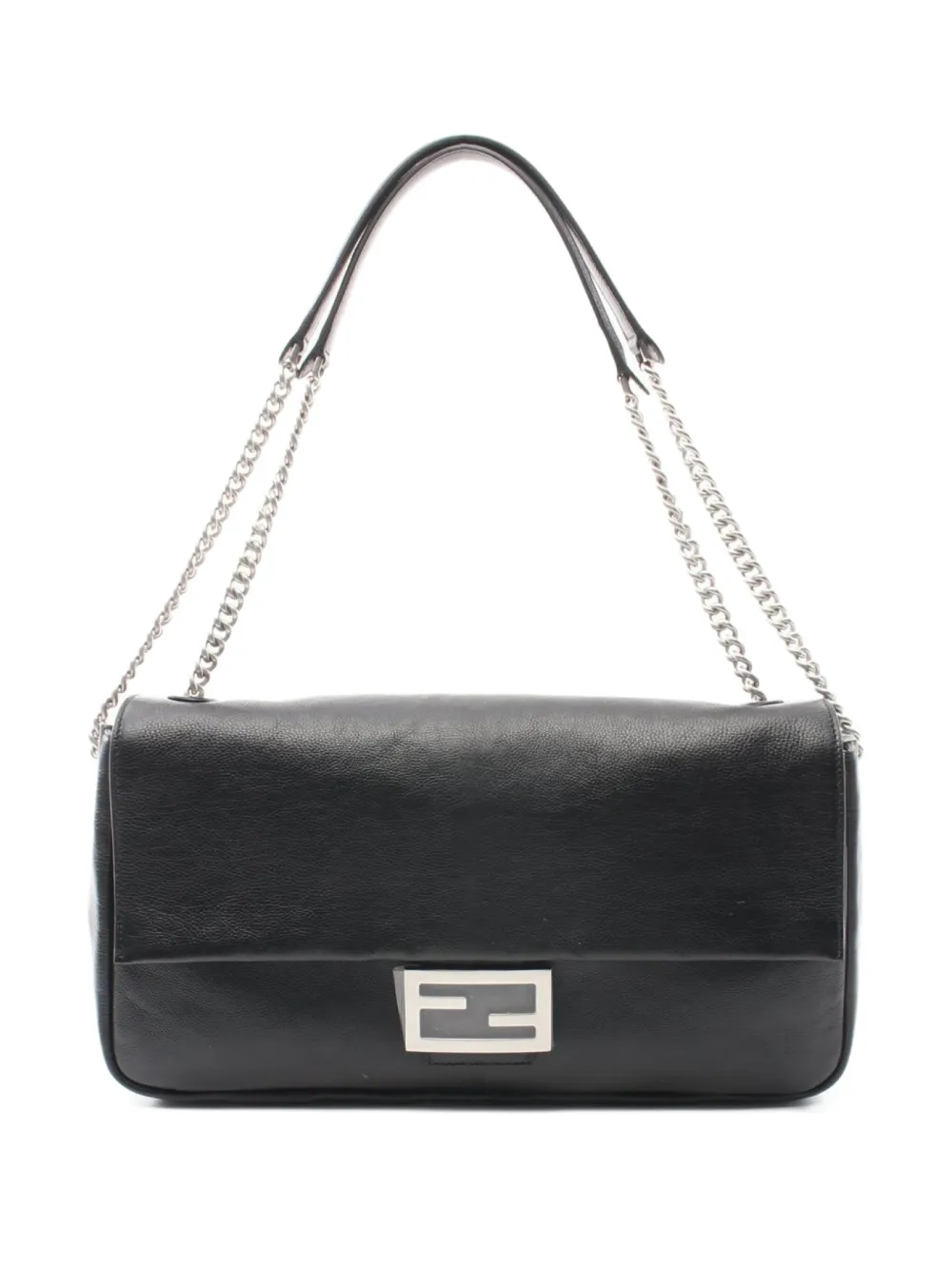 Fendi Pre-Owned 20s Baguette Chain large shoulder bag | Black | Image 1