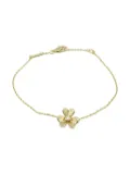 Van Cleef & Arpels 2010s 18K yellow gold mini Frivole diamonds bracelet