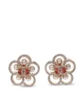CHANEL Pre-Owned 1986-1988 Coco Mark flower-shaped earrings - Gold